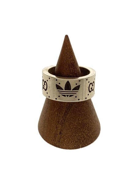 GUCCI × adidas / エングレービングリング/SV925/11号/SLV/レディース GUCCI(グッチ) / エングレービングリング/SV925/11号/SLV/レディース