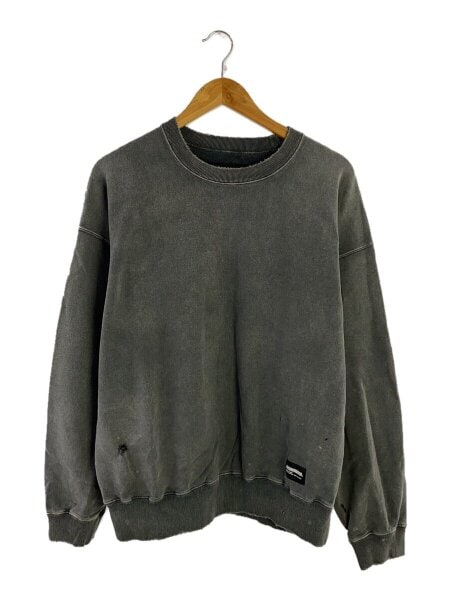 NEIGHBORHOOD(ネイバーフッド) / DAMAGE SWEATSHIRT LS/L/コットン/GRY 