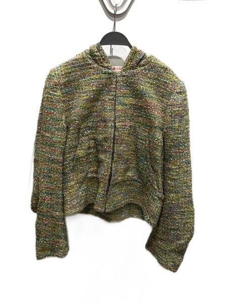 MASU(エムエーエスユー) / 24SS/CANDY TWEED ZIP-UP HOODIE/ジャケット 
