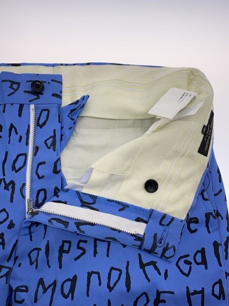 COMME des GARCONS HOMME PLUS / D/23AW/アヴァンギャルド期/EDWARD GOSS ストレートパンツ/M/ウール/BLU COMME des GARCONS HOMME PLUS(コムデギャルソンオムプリュス) / D