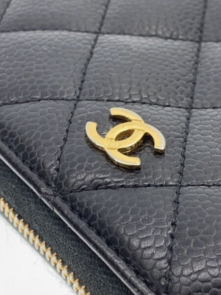 CHANEL(シャネル) ⁄ ココマーク ラウンドジップ ウォレット⁄キャビア CHANEL(シャネル) ⁄ ココマーク ラウンドジップ ウォレット⁄キャビア