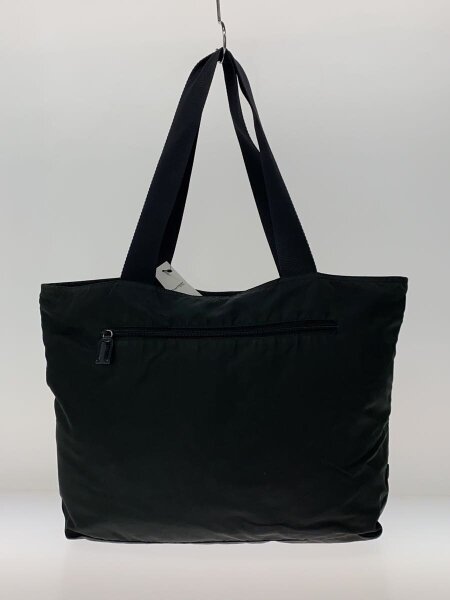 PRADA プラダ 台形 ロゴプレート ナイロン トートバッグ PRADA(プラダ) / ロゴプレートナイロントートバッグ/ブラック | 中古品