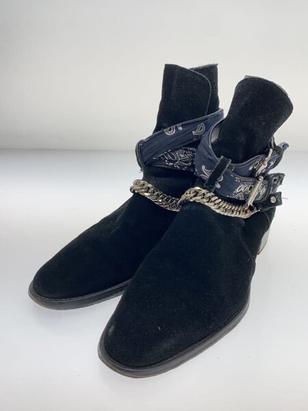 AMIRI　スエード　デザートブーツ　43 正規取扱品 AMIRIバンダナヒールブーツ 43 アミリ スウェード BLK