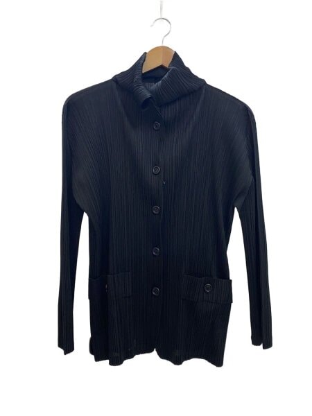 PLEATS PLEASE ブラックプリーツシャツ