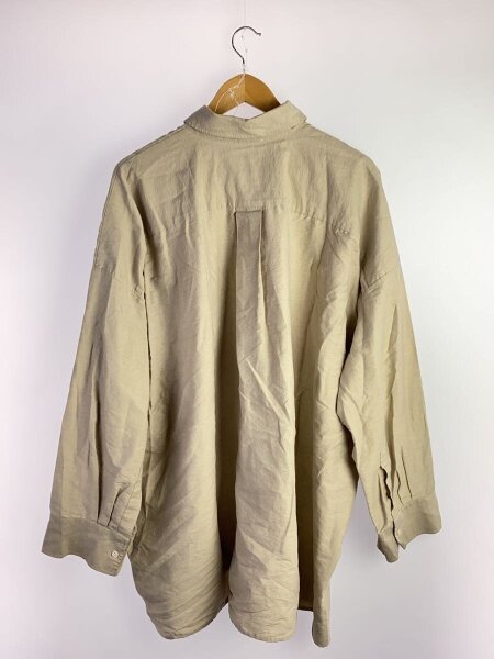 Acne Studios(Acne) / Mushroom Beige Oversized Shirt/長袖シャツ/S/コットン/ベージュ/無地// Acne Studios(Acne)(アクネストゥディオズ(アクネ)) / Mushroom Beige