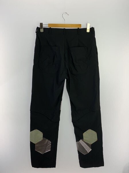 Kiko Kostadinov / I/23SS/DANH CONVERBLE TROUSER/パンツ/48/ポリエステル/BLK/総柄 Kiko Kostadinov(キココスタディノフ) / I/23SS/DANH CONVERBLE