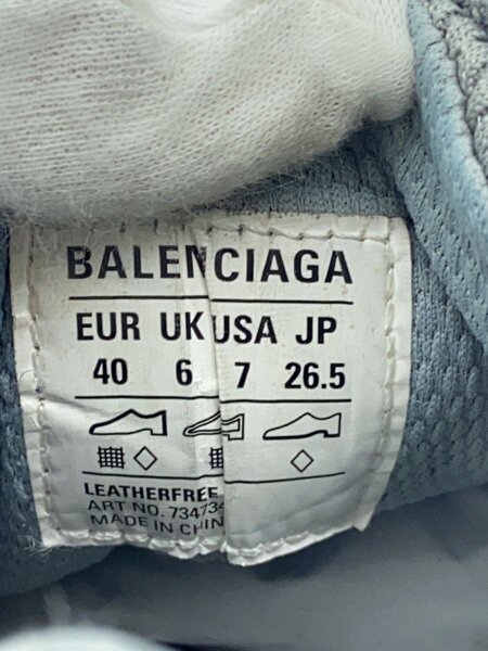 BALENCIAGA(バレンシアガ) / 3XL/ローカットスニーカー/40/GRY/734734 