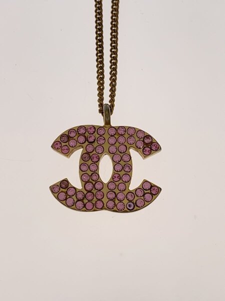 CHANEL(シャネル) / ココマークトップ/両面/ピンクラインストーン