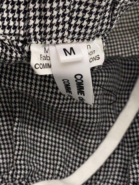 COMME des GARCONS COMME des GARCONS / ショートパンツ/M/リネン/BLK/千鳥格子/RO-P017 COMME des GARCONS COMME des GARCONS(コムデギャルソン