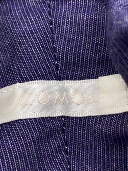 COMOLI / 長袖シャツ/1/コットン/NVY/n03-02005/プルオーバー カーゴシャツ COMOLI(コモリ) / 長袖シャツ/1/コットン/NVY/n03-02005/プルオーバー