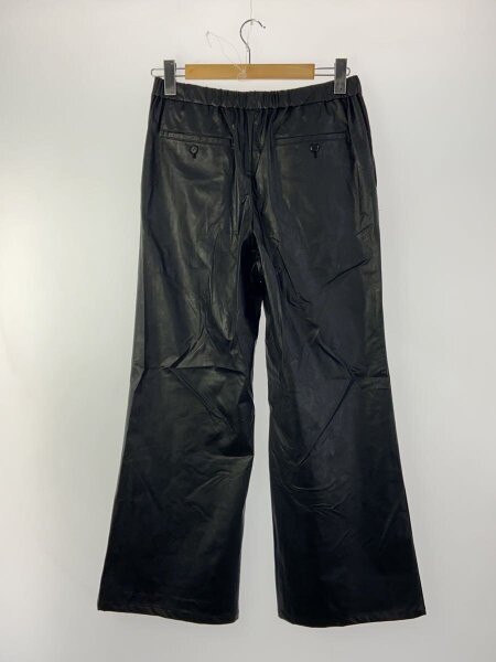 LAD ショップ MUSICIAN FAUX LAMBSKIN FLARE PANTS LAD MUSICIAN FAUX