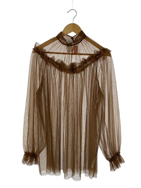 FETICO(フェティコ) / TULLE FRILLED TUNIC/長袖ブラウス/1/FTC-224 