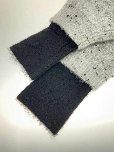 THEREDTHREAD S layered dolman knit グレー