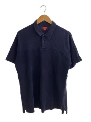 シュプリーム　半袖　ポロシャツ　総柄　ネイビー　ロゴ　L　古着　90s Supremeのポロシャツ検索結果|古着・中古品の通販サイト セカンド