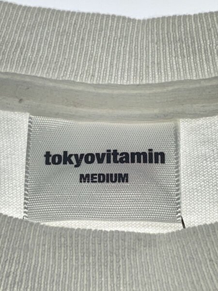 tokyovitamin(トーキョービタミン) / Tシャツ/M/コットン/ホワイト 