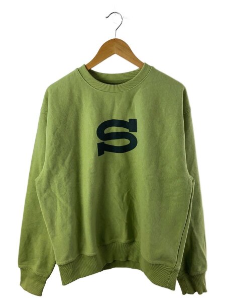 STUSSY(ステューシー) / LETTERMAN CREW/スウェット/M/コットン/KHK 