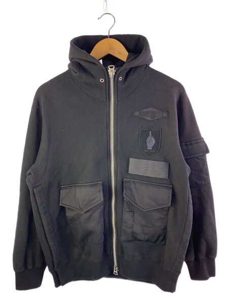 sacai(サカイ) / ジップパーカー/1/コットン/BLK/24-03536m// | 古着の 