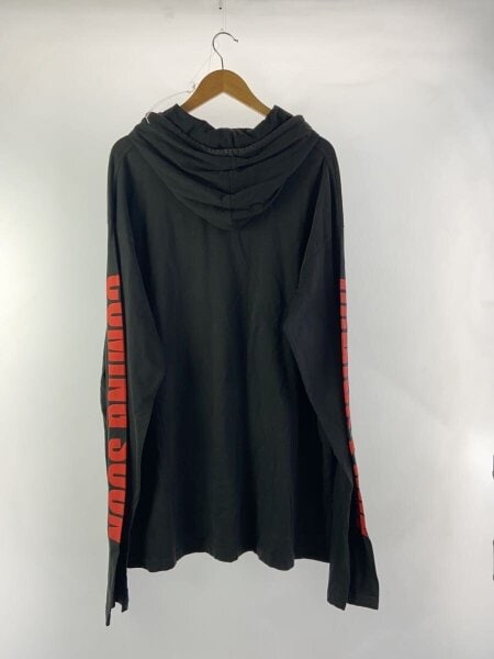 VETEMENTS(ヴェトモン) / パーカー/L/コットン/BLK/プリント/SS16TP15 