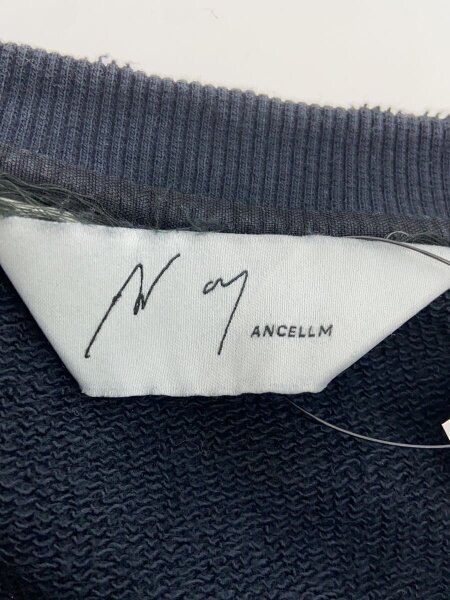 ANCELLM(アンセルム) / スウェット/2/コットン/BLK/EMBROIDERY SWEAT 