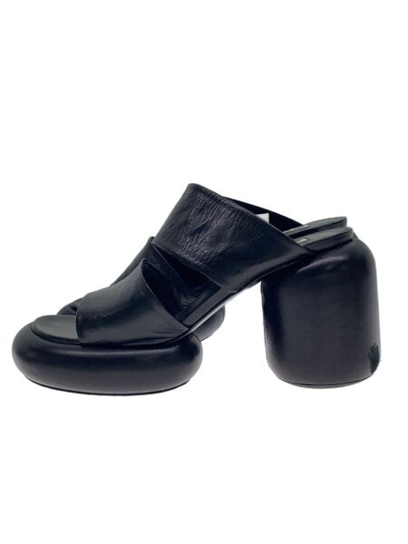 新品未使用 JIL SANDER サンダル ブラック スクエアトゥ サイズ37 JIL SANDER(ジルサンダー) / サンダル/37/BLK/レザー/JS38005B