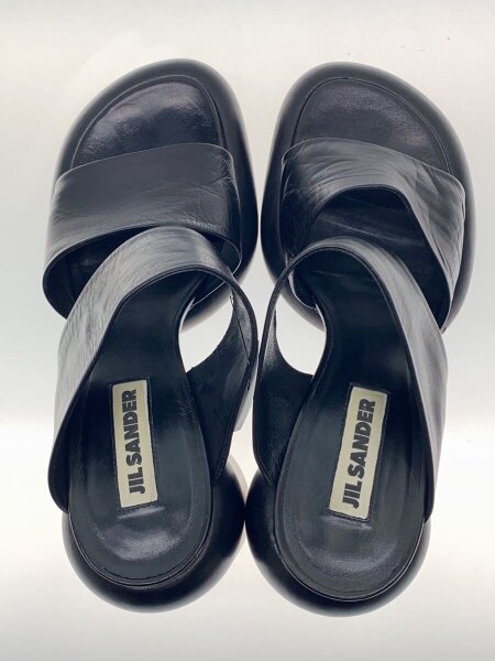 JIL SANDER(ジルサンダー) / サンダル/37/BLK/レザー/JS38005B