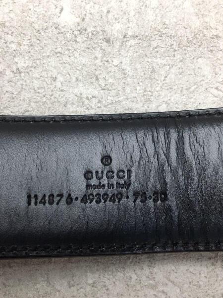 GUCCI(グッチ) / ベルト/レザー/BLK/メンズ/114876 493949 | 中古品の