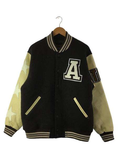 ATOMOS(アトモス) / スタジャン/L/レザー/BRW/varsity jacket/袖 