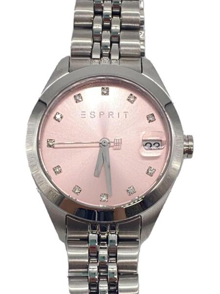 Esprit(エスプリ) / クォーツ腕時計/アナログ/PNK/SLV/1L295 | 中古品 