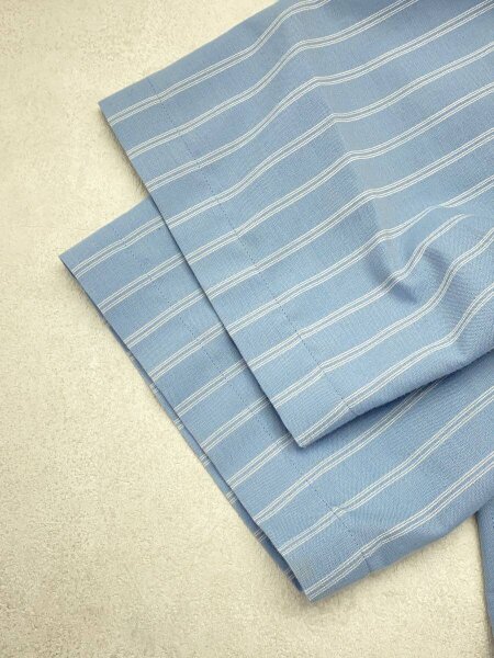 GUCCI(グッチ) / 半袖シャツ/46/コットン/BLU/ストライプ/618920 ZAE5V