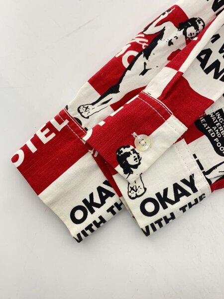 HYSTERIC GLAMOUR(ヒステリックグラマー) / 長袖シャツ/L/コットン/RED