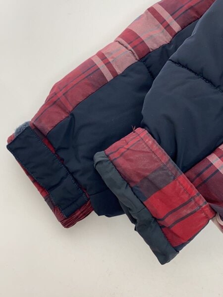   / ニューヨークチェックパファージャケット/ダウンジャケット/XL/コットン/ネイビー/チェック/MW33432 TOMMY HILFIGER(トミーヒルフィガー) / ニューヨークチェックパファー