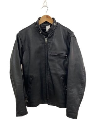 Schott(ショット) / ダブルライダースジャケット/36/羊革/ブラック