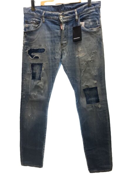 DSQUARED2(ディースクエアード) / 2022AW/SKATER JEAN/パッチワーク 