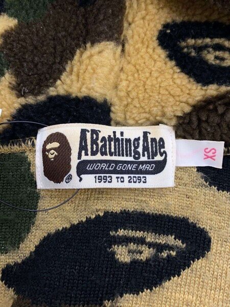 A BATHING APE(アベイシングエイプ) / ジップパーカー/XS/コットン/KHK