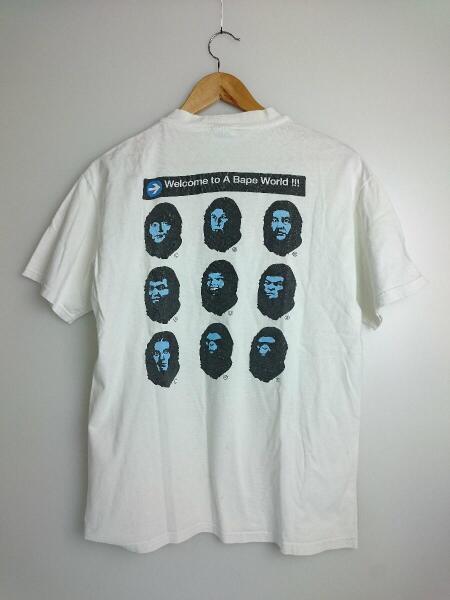 A BATHING APE(アベイシングエイプ) / Tシャツ/M/コットン/ホワイト