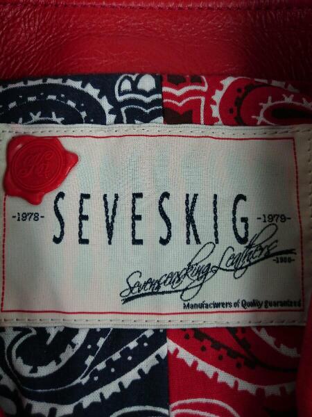 SEVESKIG(セヴシグ) / CALF COLOR RIDERS JACKET/S/JK-SV-KS-1001 