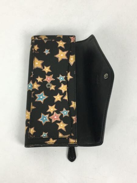 COACH(コーチ) / 長財布/ブラック/レディース/星柄/ブランドロゴ 