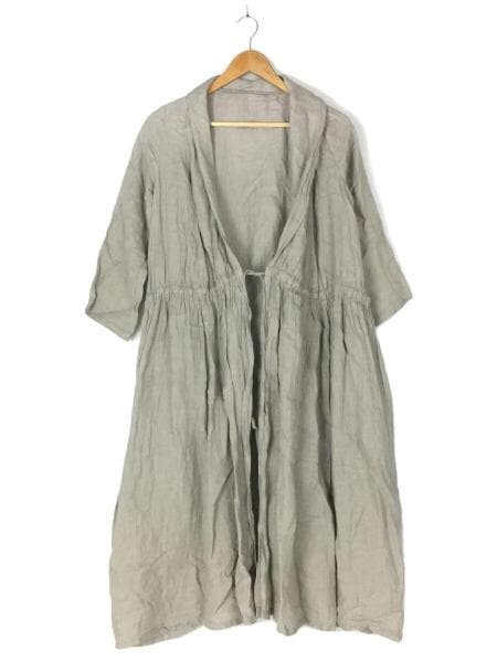 ネストローブリネンワンピース 長袖 ネストローブ リネン 長袖