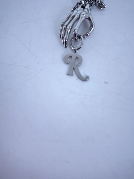 RAF SIMONS(ラフシモンズ) / 21AW/skeletonhand holding R necklace 