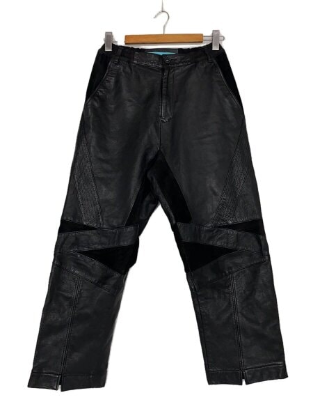 MUZE CIRCUIT WIDE LEATHER TROUSERS