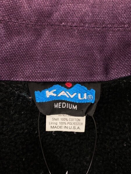 KAVU(カブー) / 90s/usa製/ダックベスト/ベスト/M/コットン/パープル 
