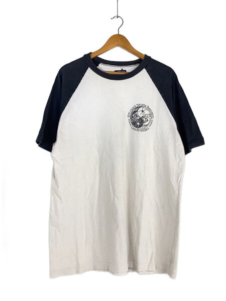 STUSSY(ステューシー) / Tシャツ/XL/陰陽スカル/コットン/ホワイト 