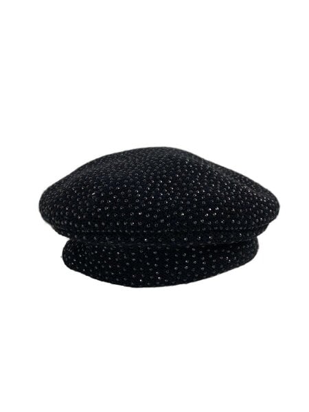 SAINT LAURENT(サンローラン) / ベレー帽/M/ウール/BLK/レディース