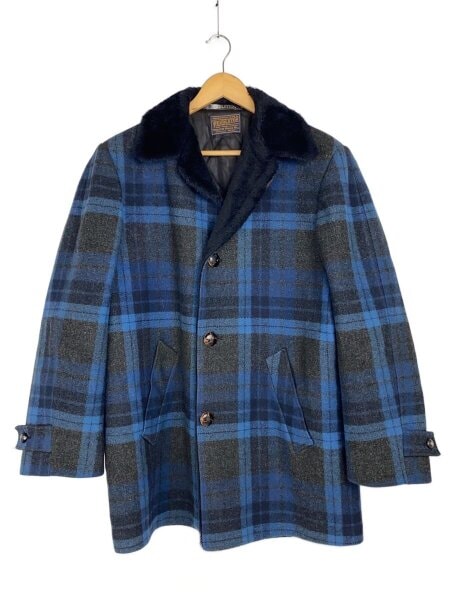 PENDLETON(ペンドルトン) / 70s/ランチコート/ウール/ブルー/チェック