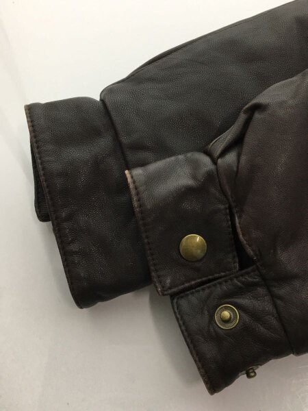 EDDIE BAUER(エディーバウアー) / ダウンジャケット/M/レザー/BRW