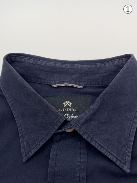 Nigel Cabourn(ナイジェルケーボン) / 長袖シャツ/48/コットン/BLK 
