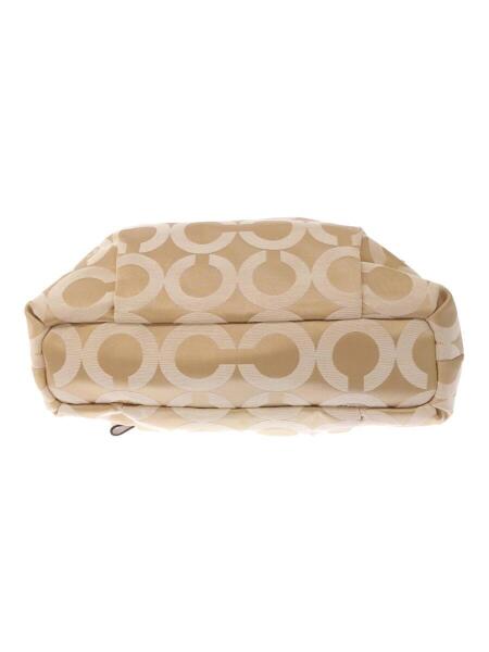 COACH / オプアートショルダー COACH(コーチ) / オプアート/ショルダーバッグ/トートバッグ/キャメル