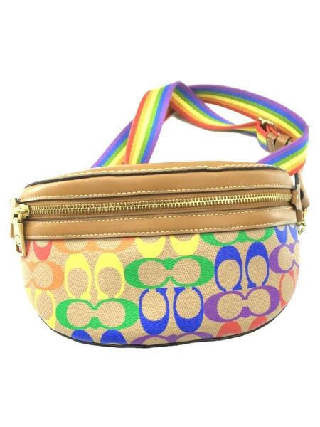 COACH(コーチ) / Signature Rainbow Bethany Belt Bag/ウエストバッグ 