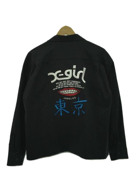 X-girl(エックスガール) / XG X JUNGLES L/S SHIRTS/刺繍ロゴ/1