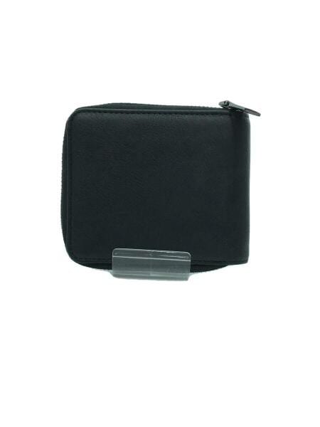 BEAMS HEART 黒 レザー 二つ折り財布